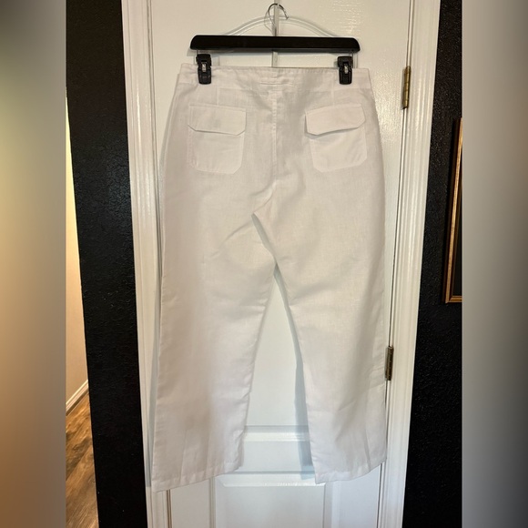 100% Linen Drawstring Pants - Picture 4 of 8